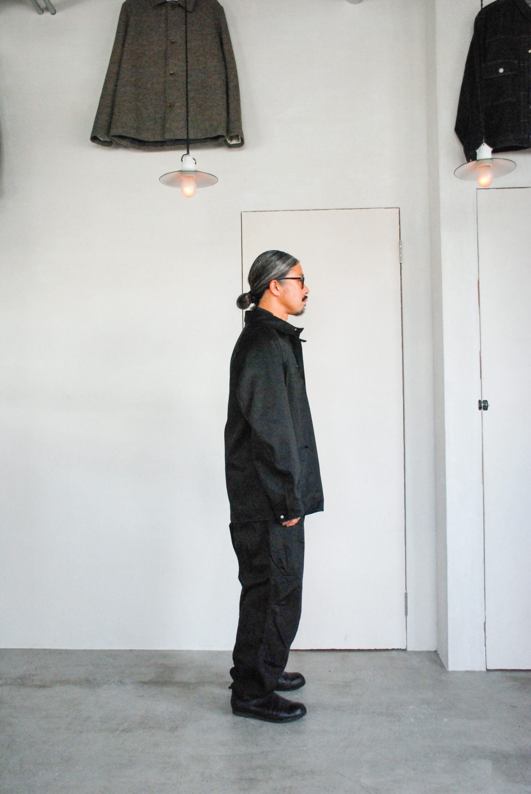 SASSAFRAS 2022 F/W 新作ジャケット Pruner Coat Military Satin SASSAFRAS 2022 F/W 新作ジャケット Pruner Coat Military Satin